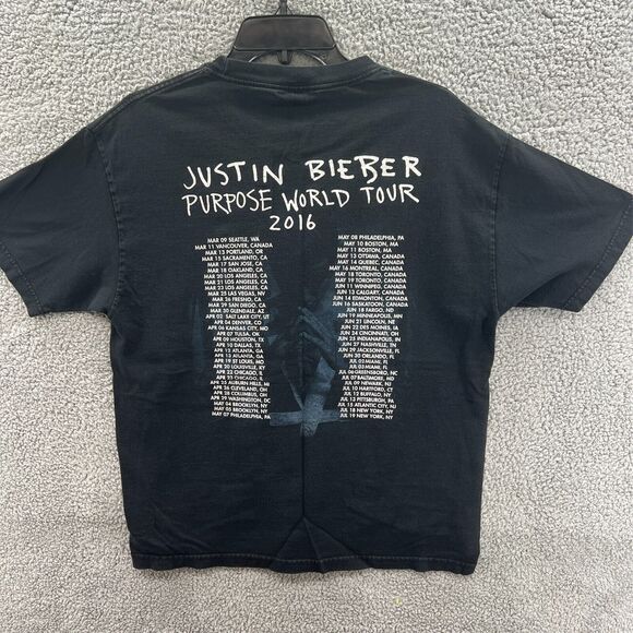 2016 Justin Bieber Purpose World Tour Concert Pop Shirt Tee Medium - Picture 6 of 11